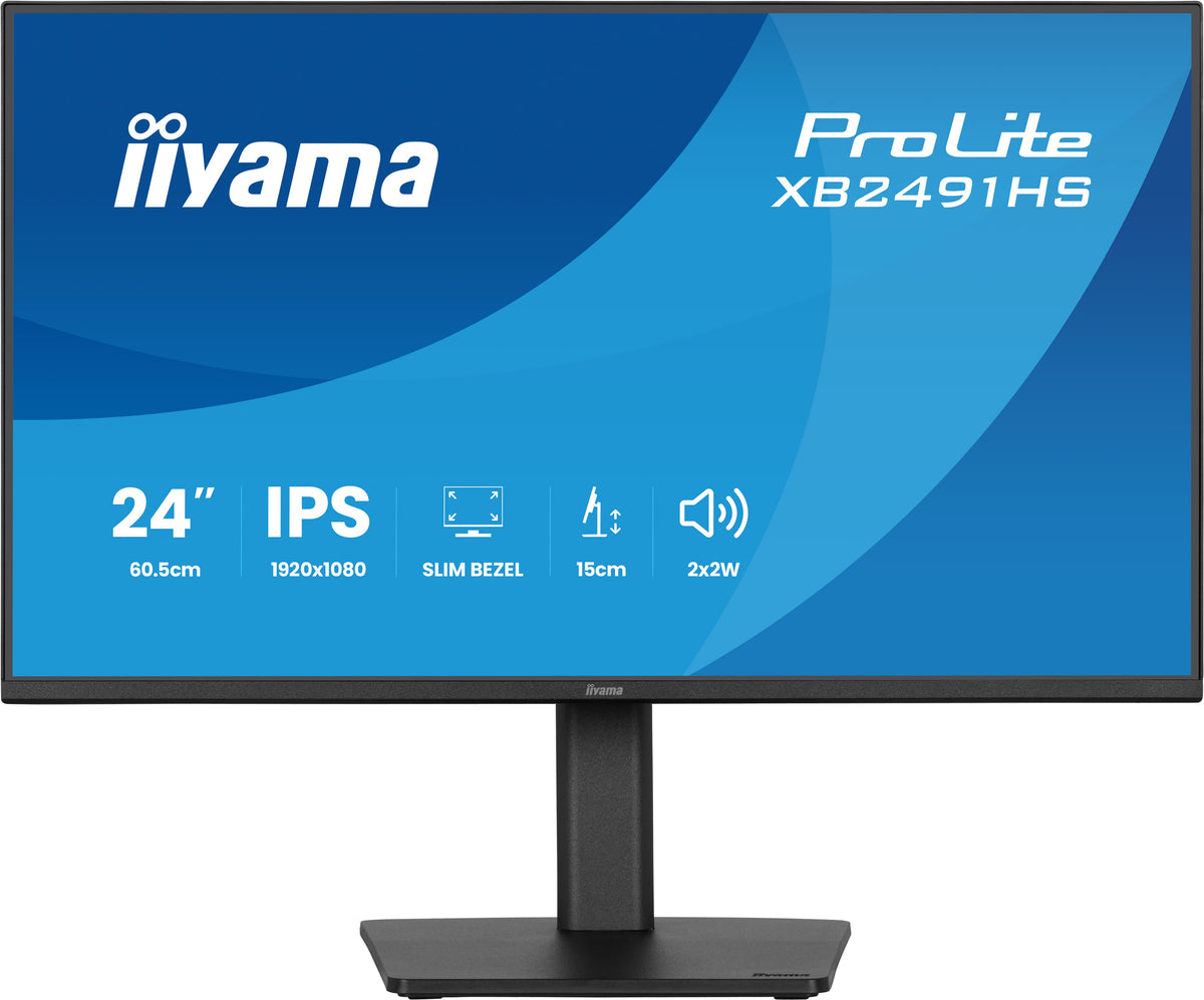 iiyama ProLite XB2491HS-B1 Écran PC 60,5 cm (23.8") Full HD 1920 x 1080 LCD Noir