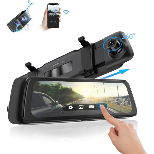 Ddpai Dash + Rear Camera mola E3, 2K, Wi-Fi, Black