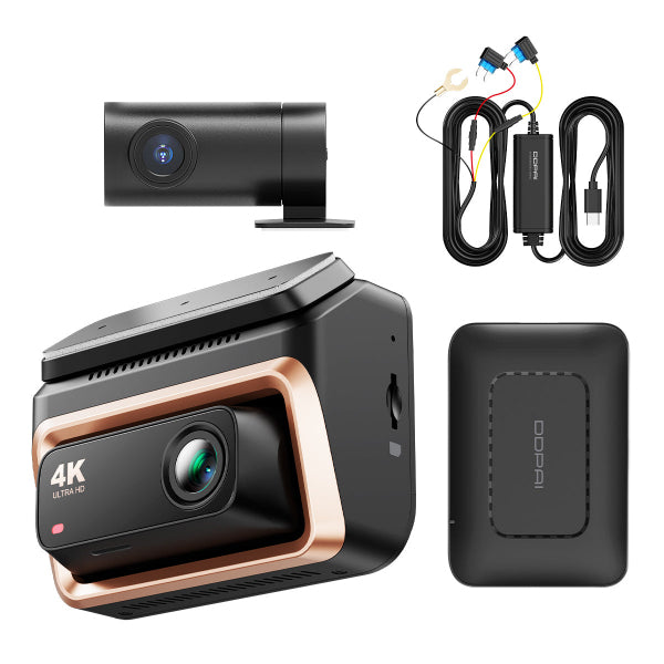Ddpai Dash + Rear Camera Z60 Pro 4G, 4K, Wi-Fi, GPS, 3inch LCD, Black
