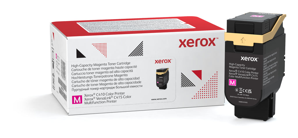 Xerox Cartouche de Toner Magenta Grande Capacité 006R04687 pour C410 et VersaLink C415, 7000 pages