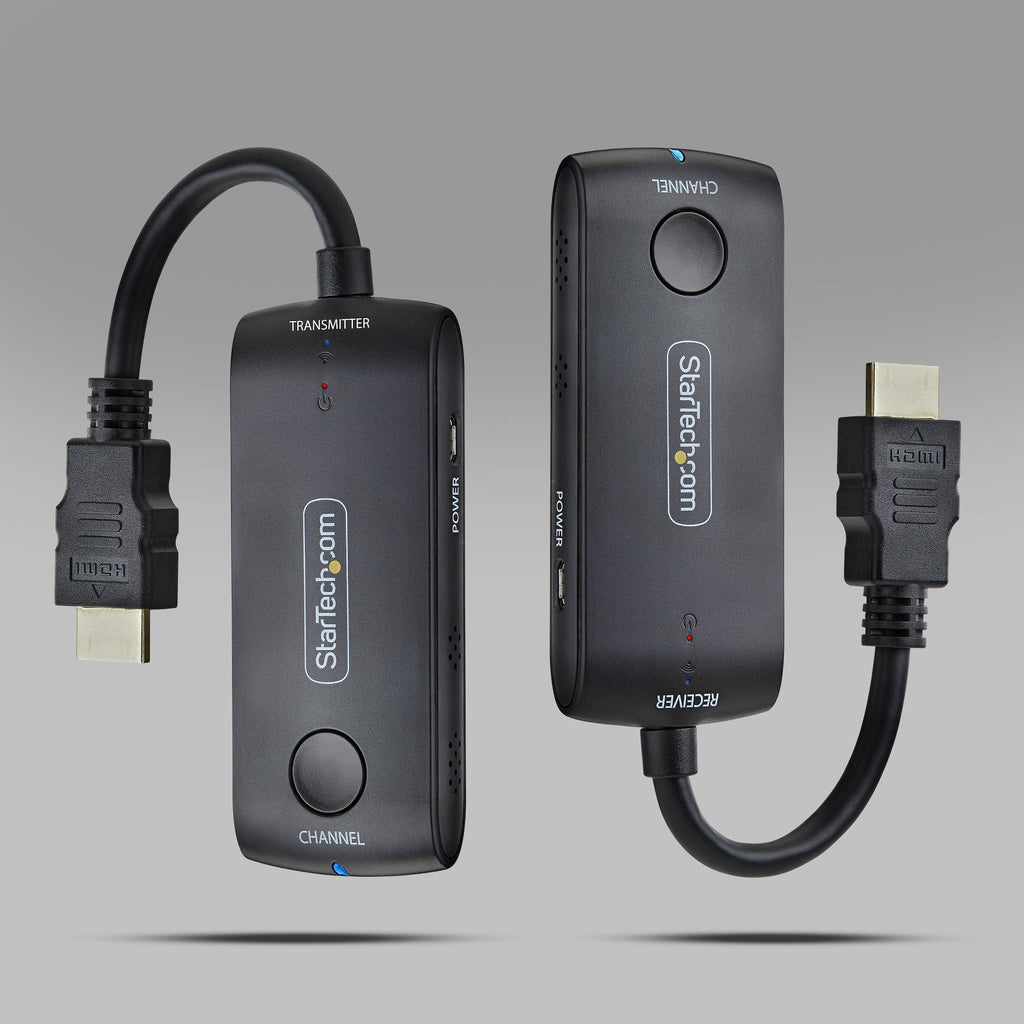 StarTech.com Extendeur HDMI Sans Fil pour Salles de Réunion et Espaces de Travail Collaboratifs, 4K 60Hz, Portée de 20m,