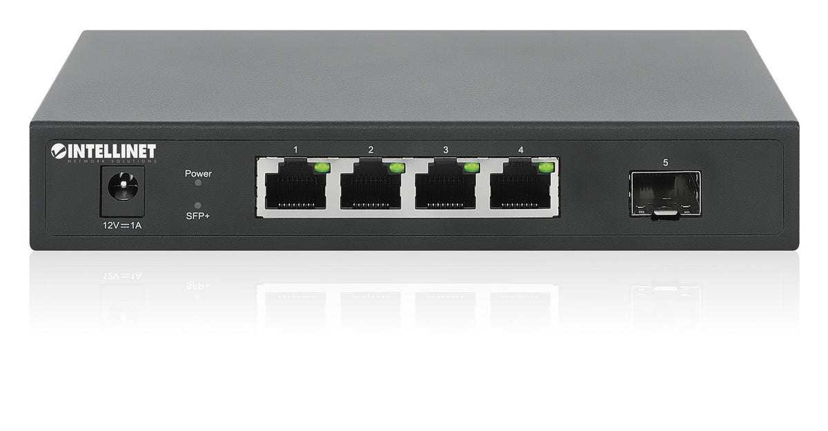 Intellinet Commutateur Réseau 5 Ports, 4x 2,5G Ethernet et 1x 10G SFP+, Non Administrable