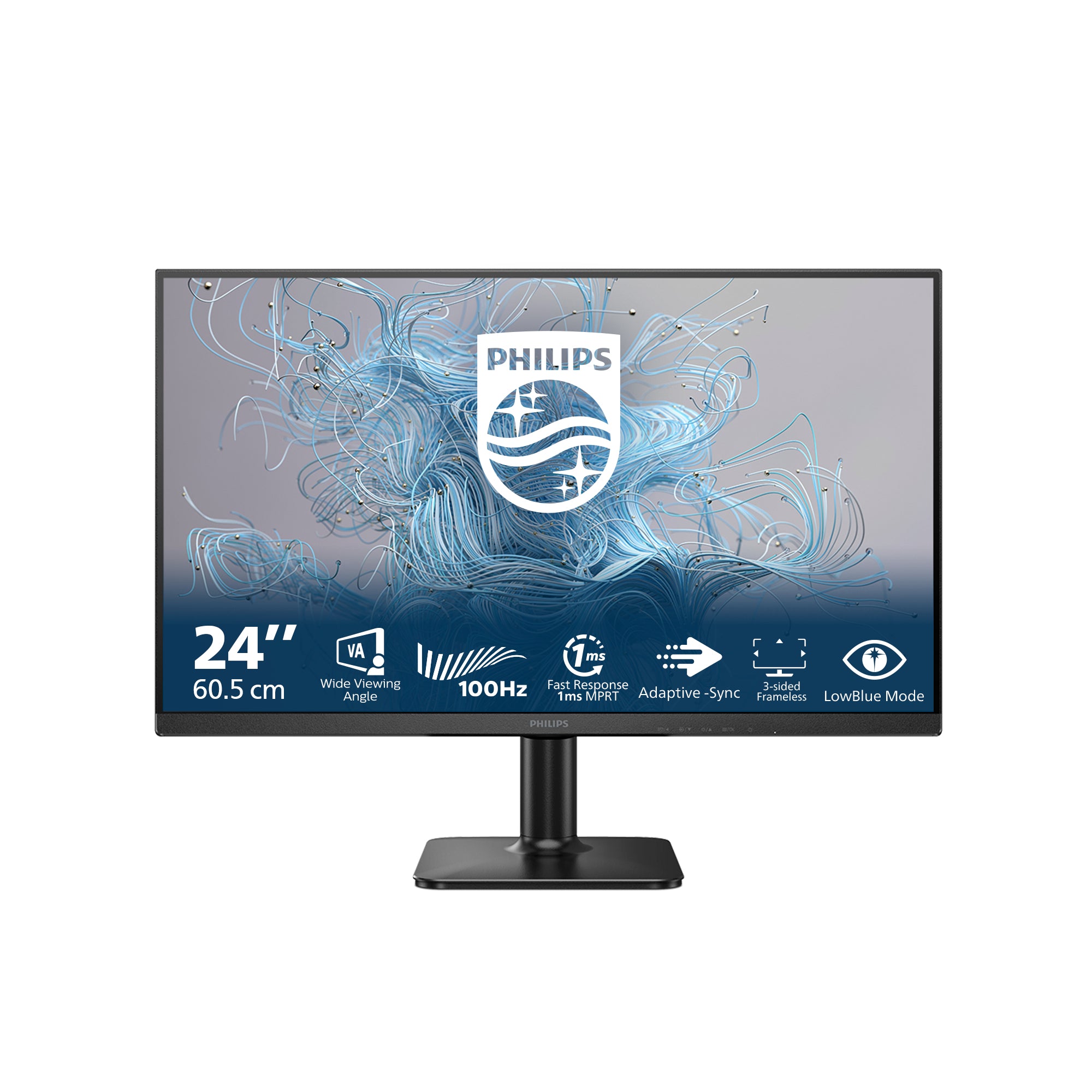 Philips 1000 series 24E2N1100LB/00 écran plat de PC 60,5 cm (23.8") 1920 x 1080 pixels Full HD LCD Noir