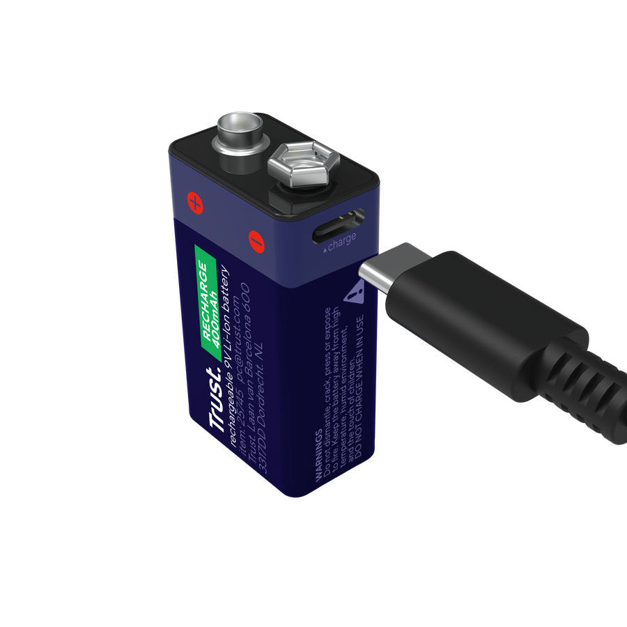 Trust 25745 Batterie Rechargeable Lithium-Ion 9V
