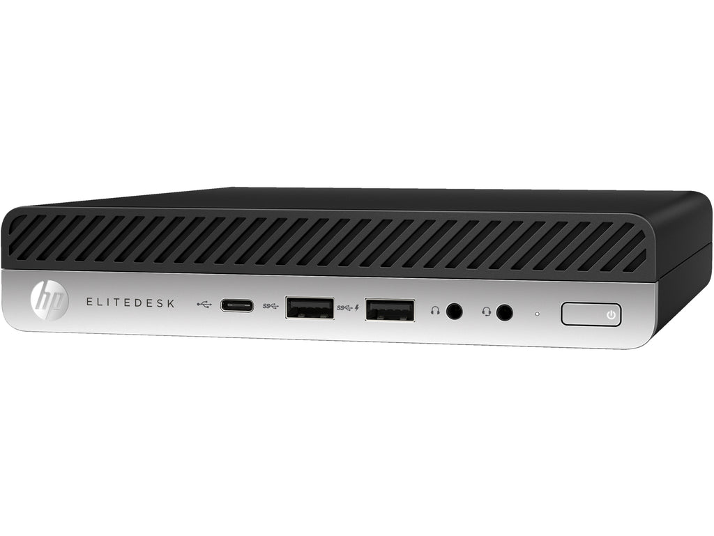 T1A HP EliteDesk 800 G5 Refurbished Intel® Core™ i5 i5-9500 8 Go DDR4-SDRAM 256 Go SSD Windows 11 Pro Mini PC Noir, Argent