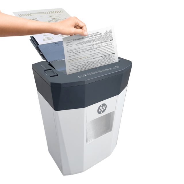 HP OneShred Auto 80CC destructeur de papier Destruction croisée 68 dB 22 cm Blanc