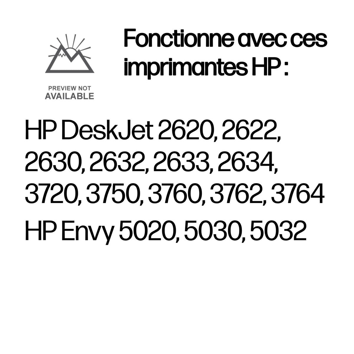 HP 304 Cartouche d’encre noire authentique - vue 2