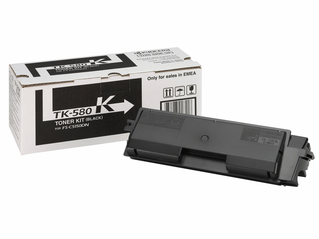 Kyocera TK-580K Cartouche de Toner Originale, Noir