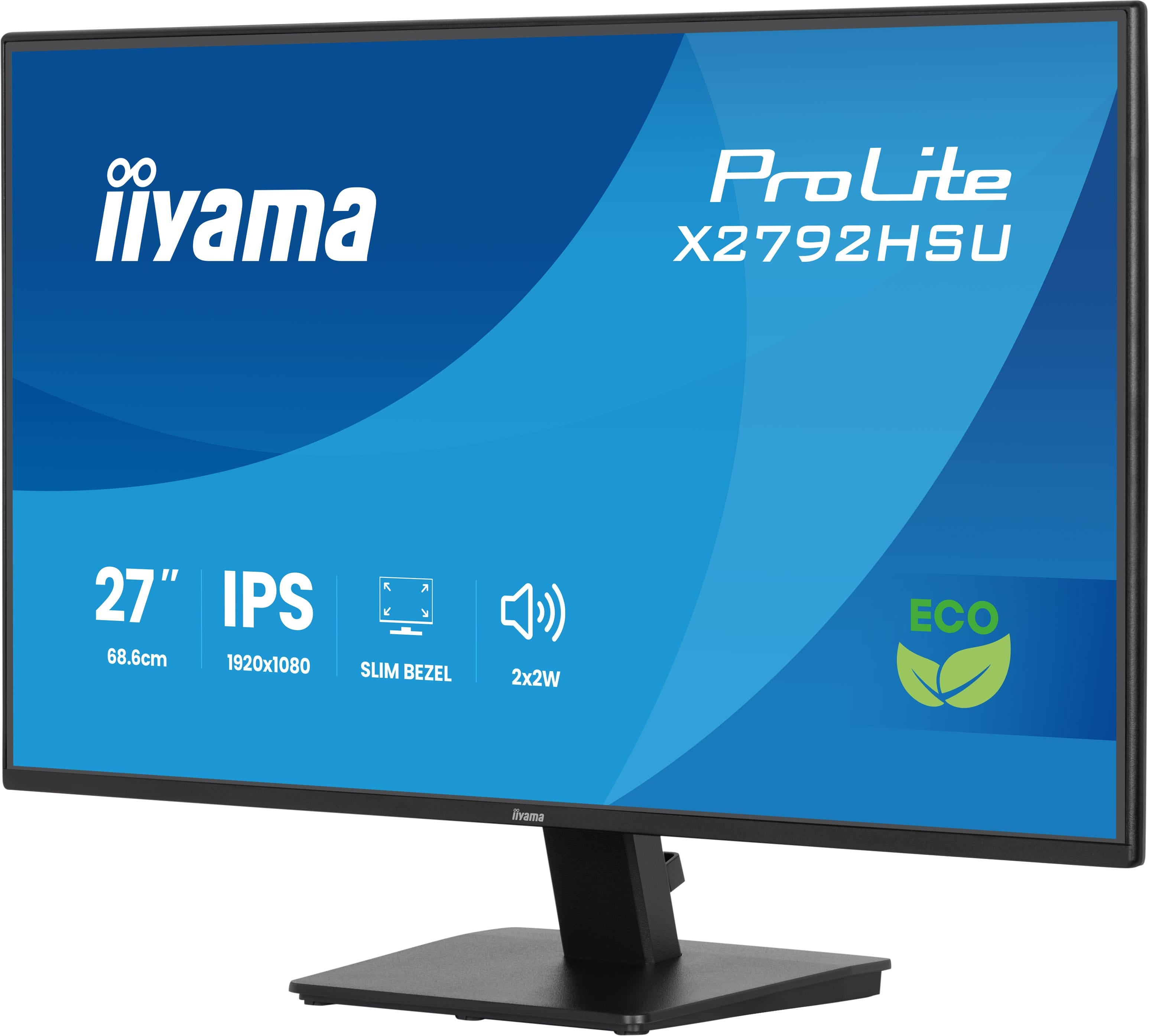 iiyama ProLite X2792HSU-B1 écran plat de PC 68,6 cm (27") 1920 x 1080 pixels Full HD LED Noir