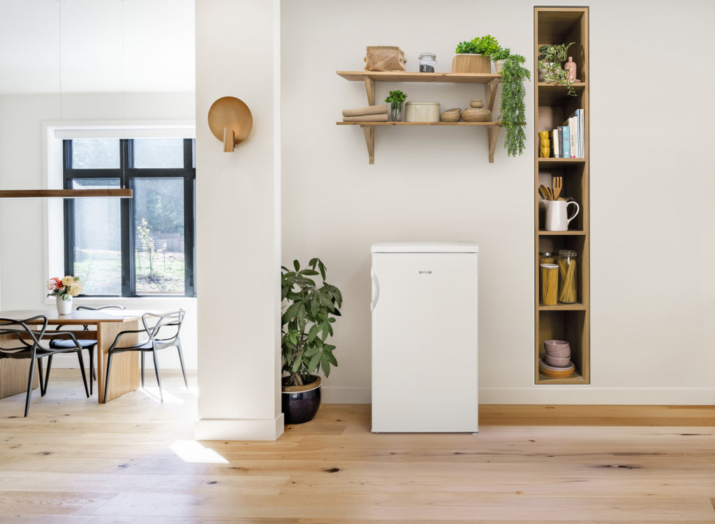 Gorenje RB493PW frigo combine Pose libre 120 L Blanc