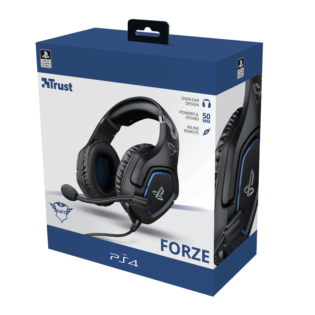 Trust GXT 488 Forze PS4 Casque Avec fil Arceau Gaming Noir