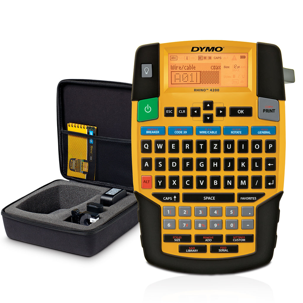 DYMO RHINO 4200 imprimante pour étiquettes Transfert thermique QWERTZ