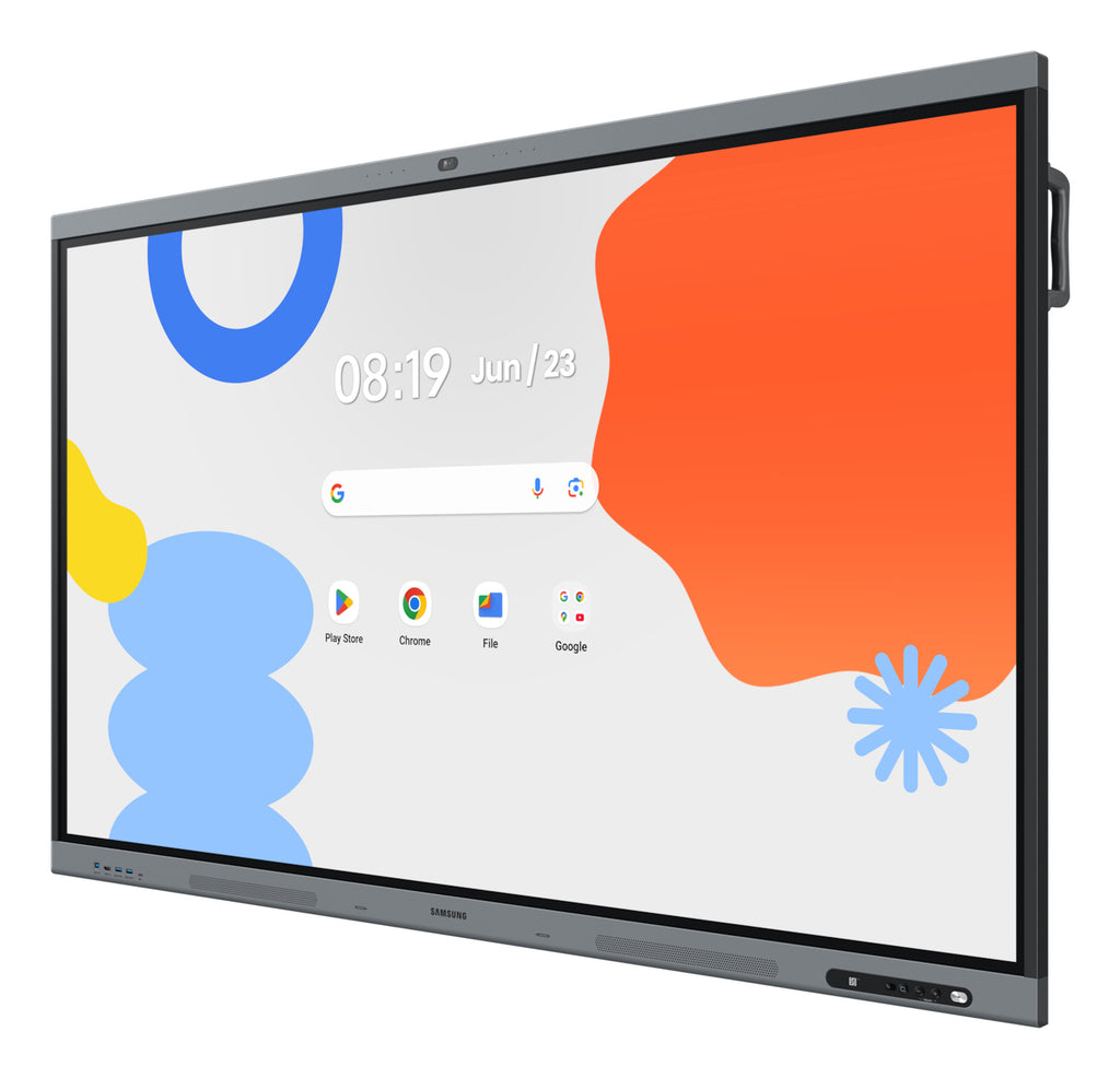 Samsung LH86WAFPLGC tableau blanc interactif 2,18 m (86") 3840 x 2160 pixels Écran tactile Noir, Gris