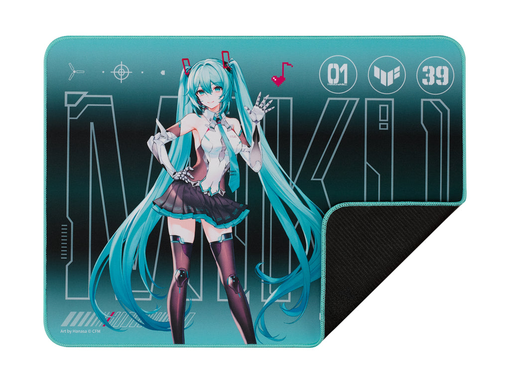 ASUS TUF Gaming P1 Hatsune Miku Edition Tapis de souris de jeu Turquoise