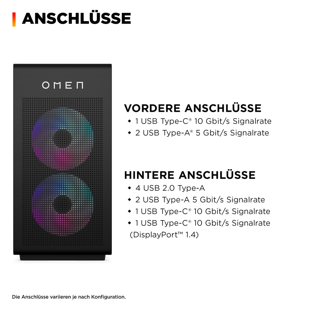 OMEN 35L by HP GT16-1296ng microATX Ryzen 9 9900X3D 32GB 1TB NVIDIA GeForce RTX 5070 Ti / AMD Radeon Graphics FreeDOS