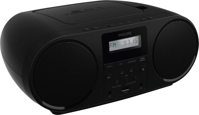 Philips TAZ5000/10 Lecteur CD Portable, Noir