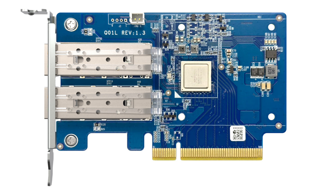 QNAP Carte d'extension réseau double port SFP+ 10 GbE QXG-10G2SF-NXE
