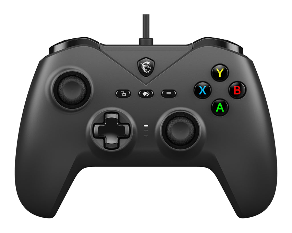 MSI FORCE GC200 accessoire de jeux vidéo Noir USB Manette de jeu Analogique/Numérique Android, PC