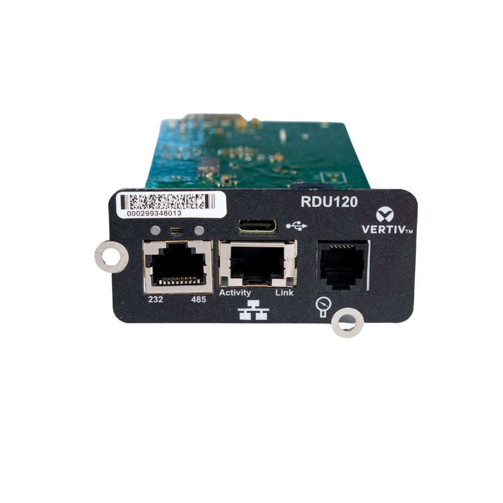 Vertiv Liebert IntelliSlot RDU120 Interne Ethernet 1000 Mbit/s