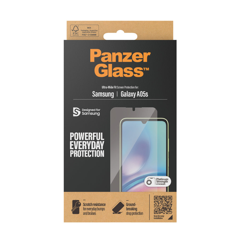 PanzerGlass PanzerGlass ® Screen Protector Samsung Galaxy A05s | Ultra-Wide Fit Protection d'écran transparent 1 pièce(s)