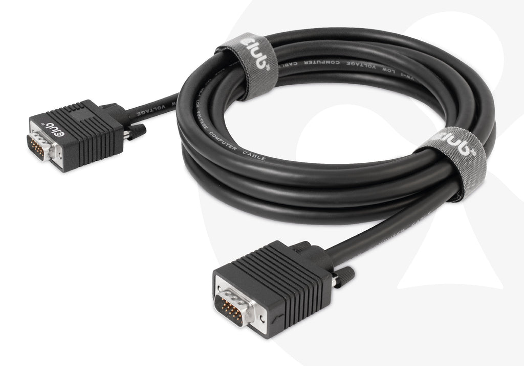 CLUB3D CAC-1703 câble VGA 3 m VGA (D-Sub) Noir