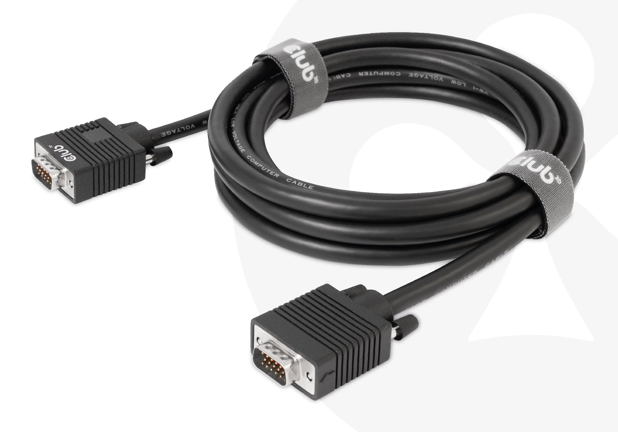 CLUB3D CAC-1703 câble VGA 3 m VGA (D-Sub) Noir