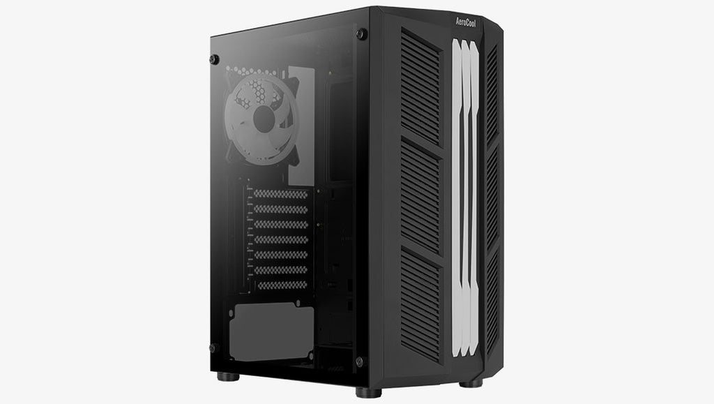 Aerocool Prime-G-BK-v2 Midi Tower Noir - vue 3