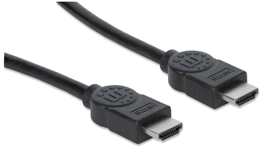 Manhattan Câble HDMI 4K Ultra HD, 5 m, Mâle à Mâle, Noir, HDMM5M