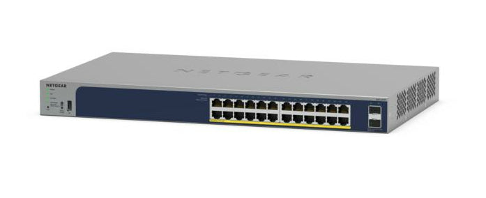 NETGEAR GS724TPP Géré L2 Gigabit Ethernet (10/100/1000) Connexion Ethernet, supportant l'alimentation via ce port (PoE) Gris