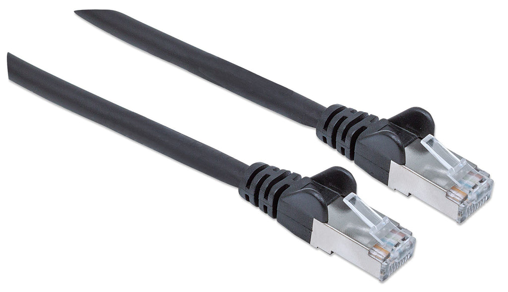 Intellinet Câble Patch Réseau Cat6 S/FTP 5m Noir RJ45 Contacts Plaqués Or LSZH