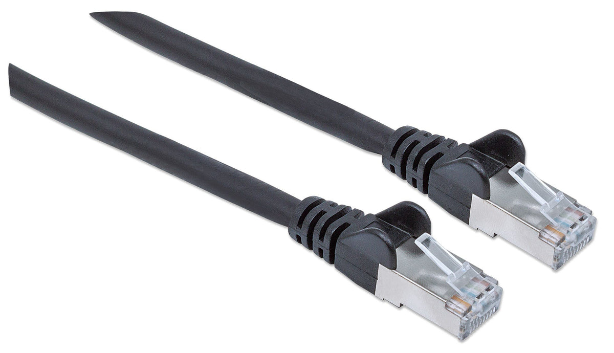Intellinet Câble Patch Réseau Cat6 S/FTP 5m Noir RJ45 Contacts Plaqués Or LSZH