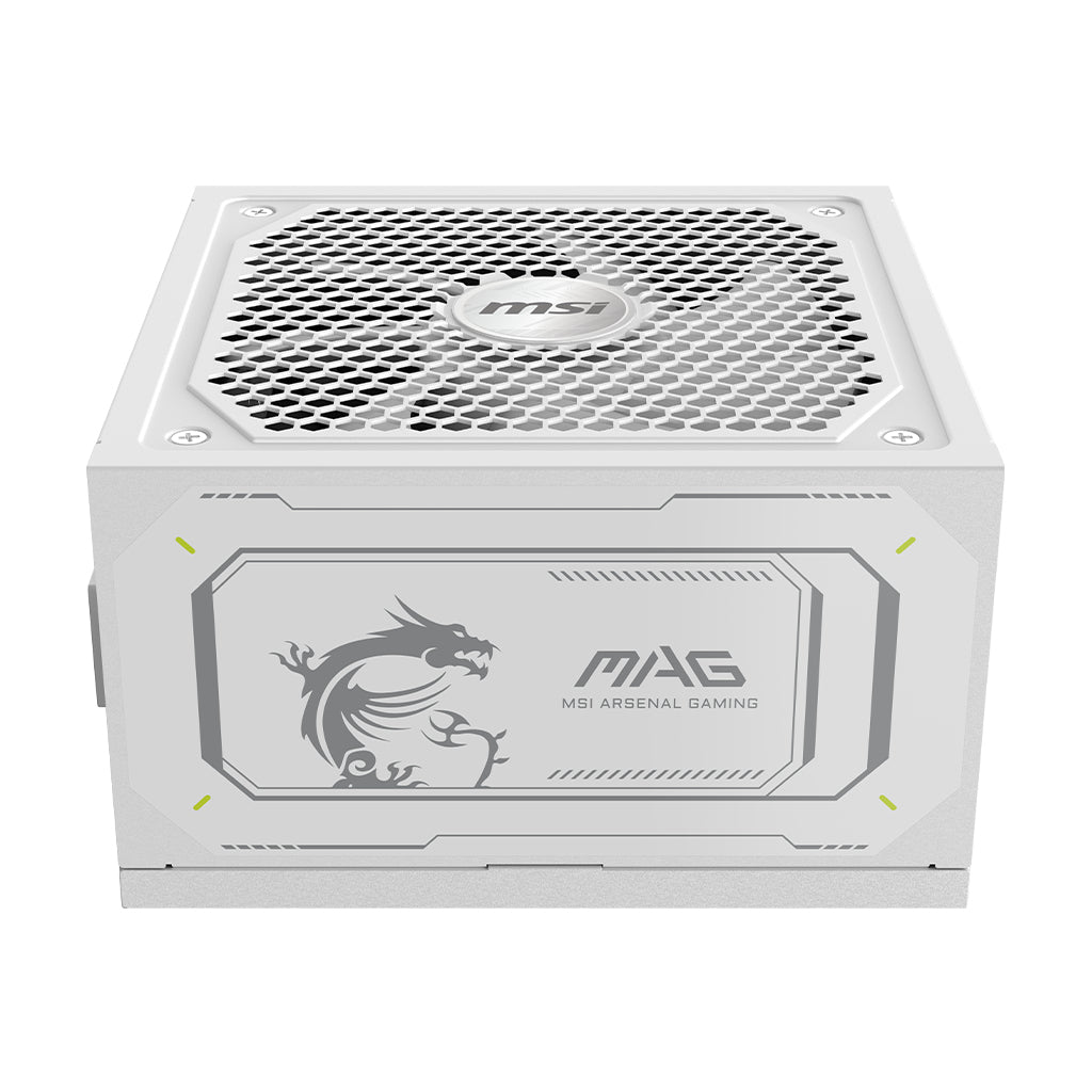 MSI MAG A1000GL PCIE5 WHITE unité d'alimentation d'énergie 1000 W 24-pin ATX ATX Blanc