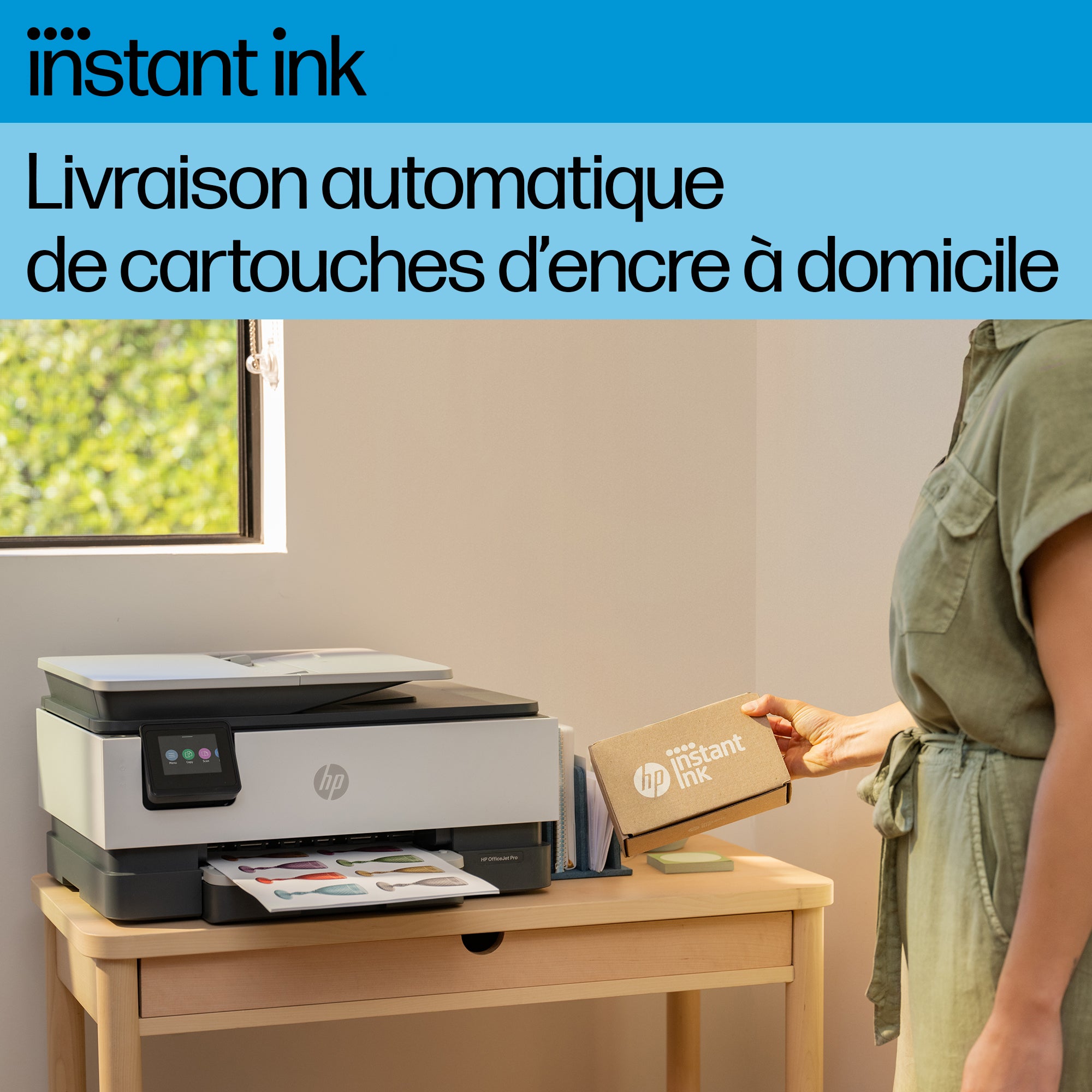 HP OfficeJet Pro 8125e Sans fil All-in-One Couleur Imprimante, Instant Ink; Impression recto-verso
