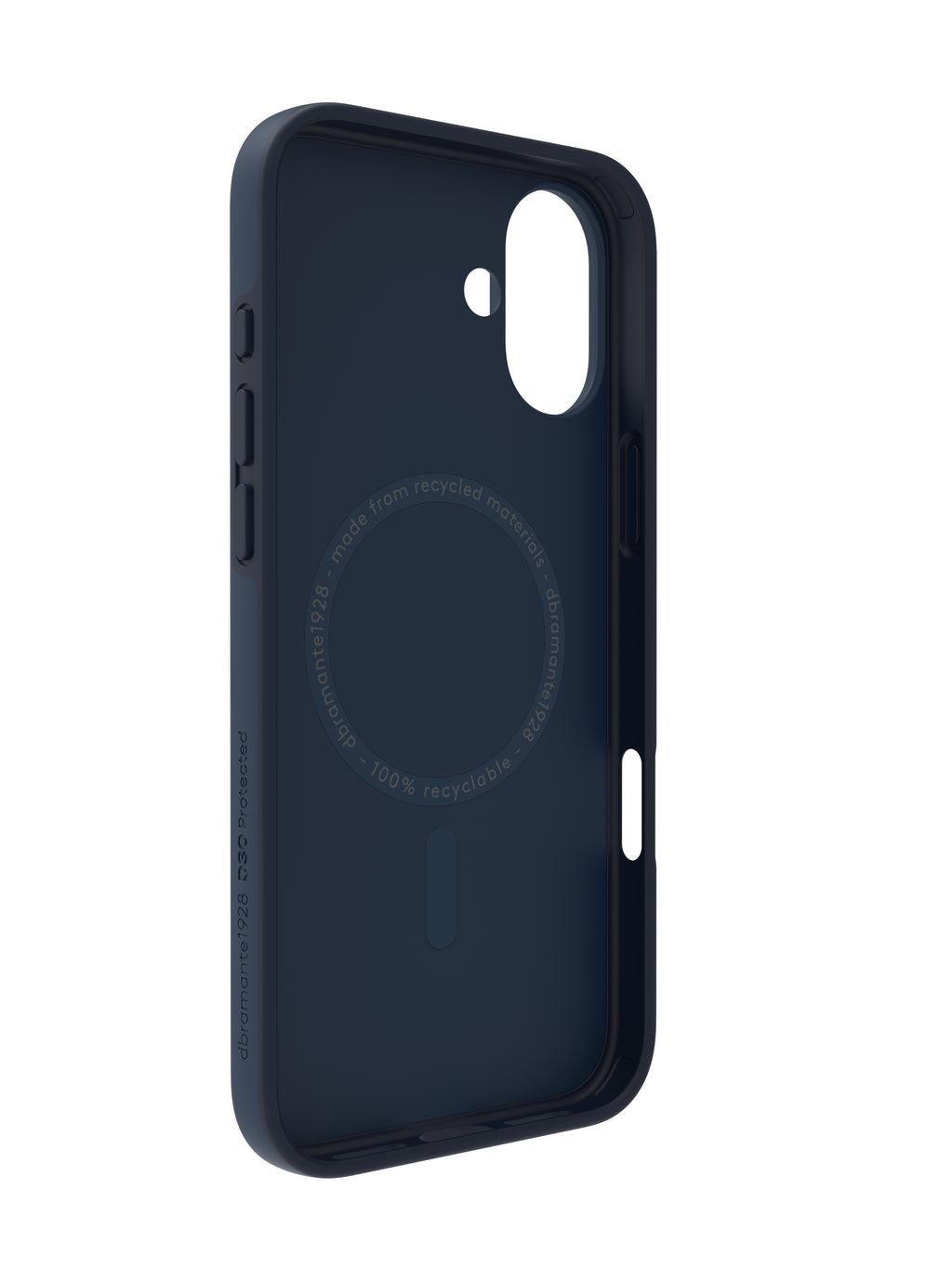 dbramante1928 Iceland Ultra D3O MagSafe Coque de Protection pour iPhone 16 Plus 6.7", Bleu