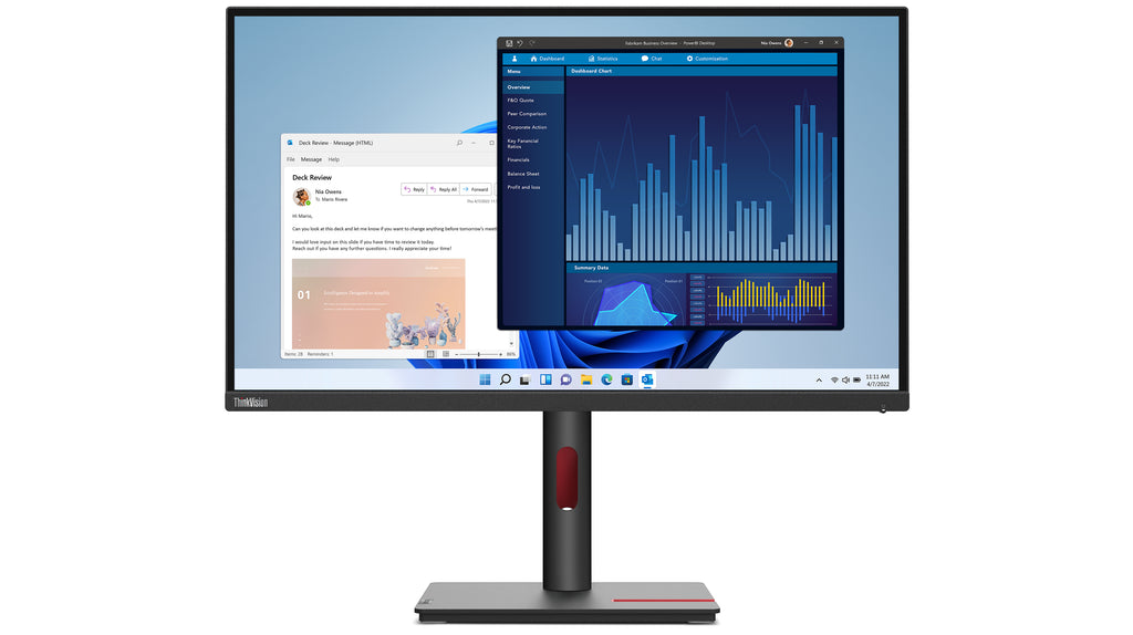 Lenovo ThinkVision T27p-30 écran plat de PC 68,6 cm (27") 3840 x 2160 pixels 4K Ultra HD LED Noir