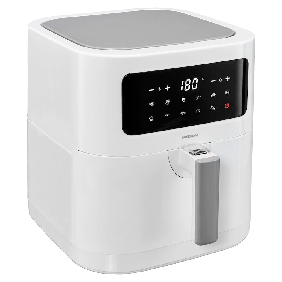 MEDION LIFE E40 XL Unique 5,2 L Autonome Friteuse d’air chaud Blanc
