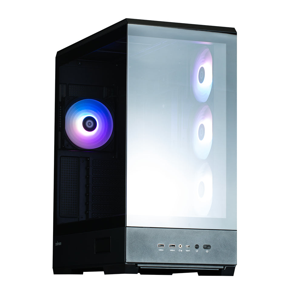 Zalman P50 DS Boîtier PC Tour ATX, Noir (Sans Alimentation)