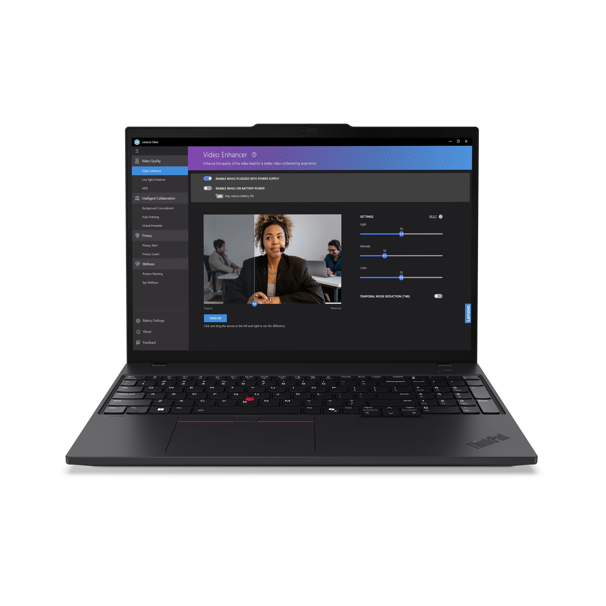 Lenovo ThinkPad T16 Gen 3 Intel Core Ultra 7 155U Ordinateur portable 40,6 cm (16") WUXGA 32 Go DDR5-SDRAM 512 Go SSD Wi-Fi 6E (802.11ax) Windows 11 Pro Nordique Noir
