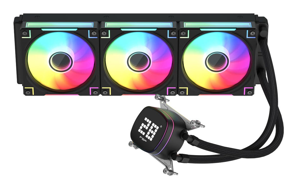 FSP AD36-B Processeur Kit de refroidissement du liquide 12 cm Noir 1 pièce(s)