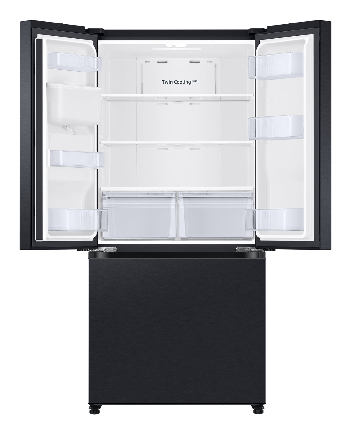 Samsung RF50C530EB1 Réfrigérateur Combiné Porte Française et Congélateur en Bas, Noir - vue 4