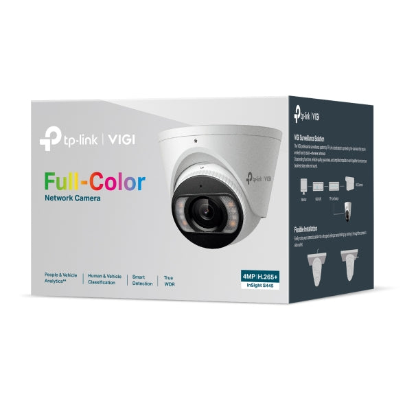 TP-Link InSight S445 Caméra de Sécurité IP Tourelle Intérieure et Extérieure, 2688 x 1520 pixels, Montage Plafond/Mur