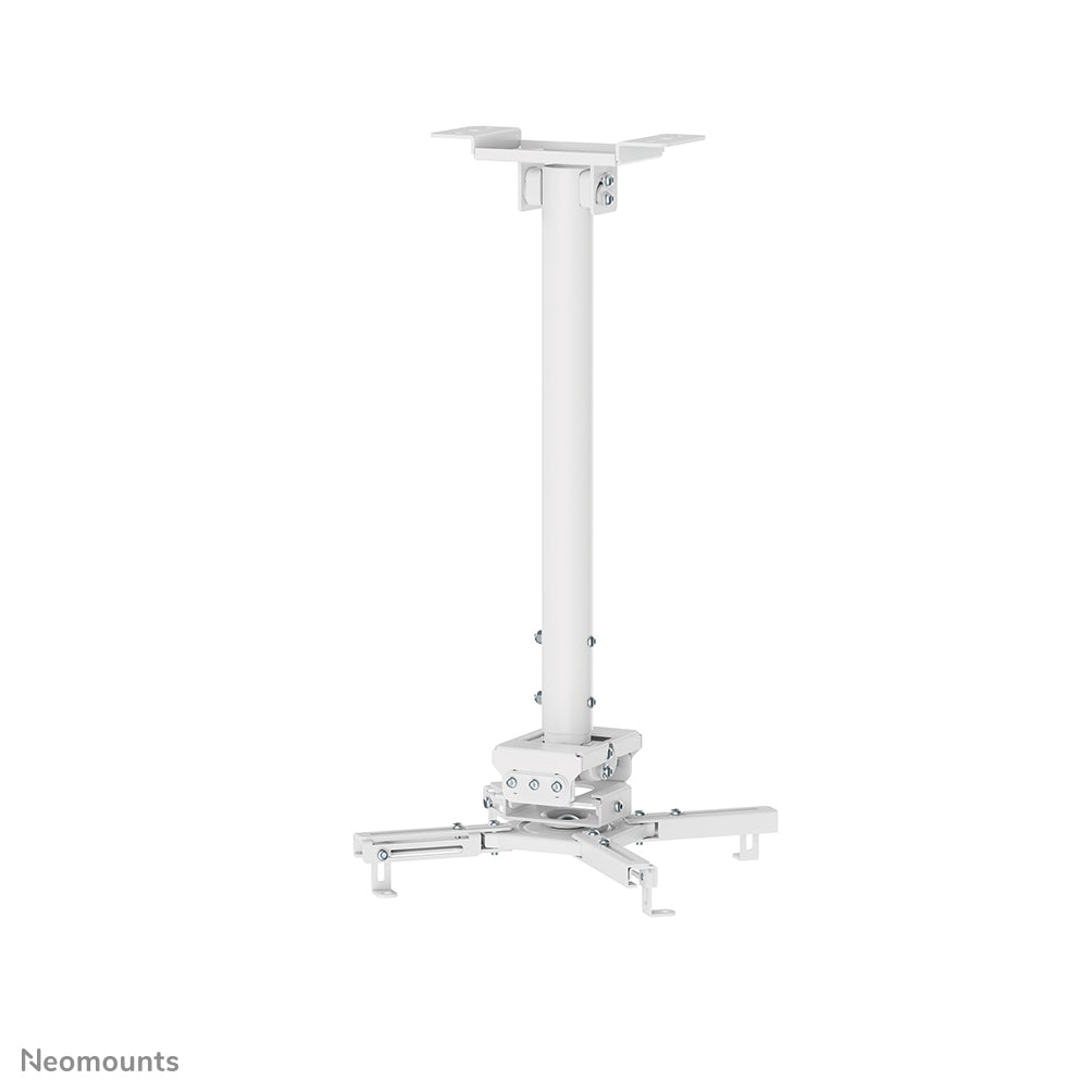 Neomounts Neomounts CL25-540WH1 Support de plafond pour vidéoprojecteur - h60.5-90.5 cm - installation facile - orientable