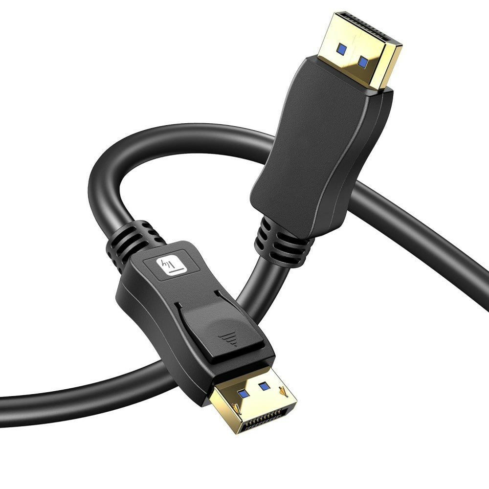 Câble DisplayPort ICOC-DSP-A21-020, 2 m, Noir