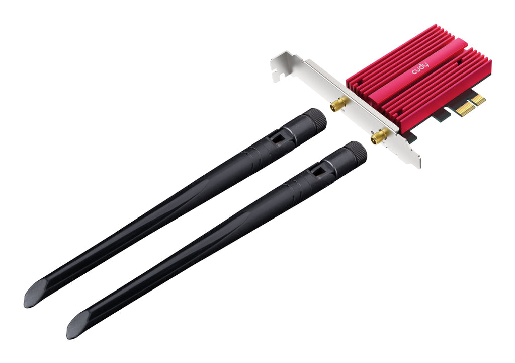 Cudy WE9300 carte réseau Interne WLAN / Bluetooth 5765 Mbit/s