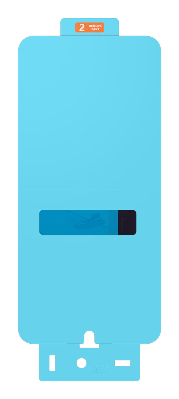 Samsung EF-UA576CTEGWW écran et protection arrière de téléphones portables Protection d'écran transparent 2 pièce(s)