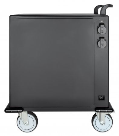 Manhattan Chariot de Charge USB-C pour 32 Appareils, Armoire Verrouillable pour Tablettes et Smartphones