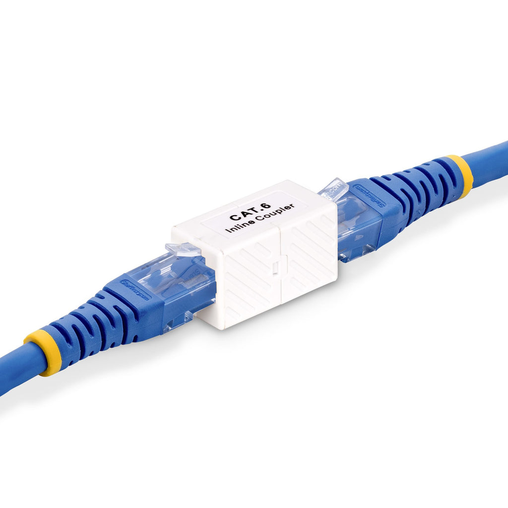 StarTech.com Pack de 5 Coupleurs RJ45, Connecteur Cat6 en Ligne, Adaptateur T568B Femelle à Femelle (F/F) - Raccord/Conn