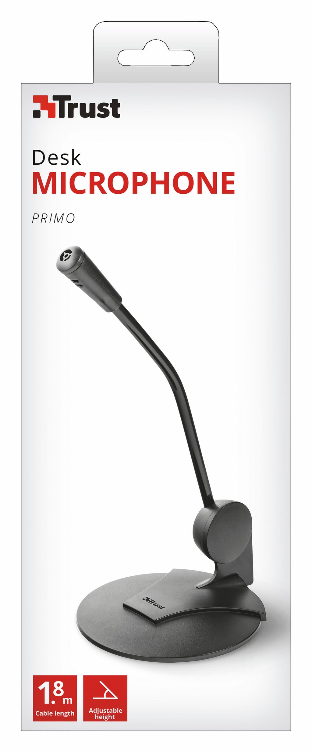Trust 21674 microphone Noir Microphone de PC