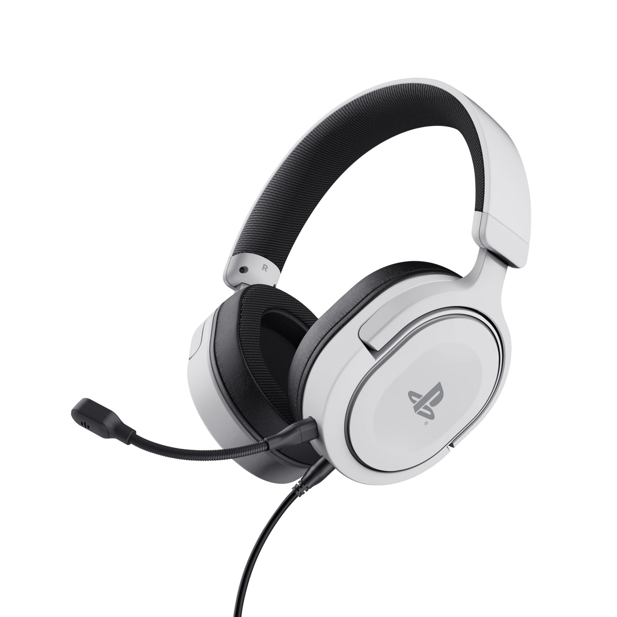 Trust GXT 498 Forta Casque Gaming Filaire avec Arceau, Noir et Blanc