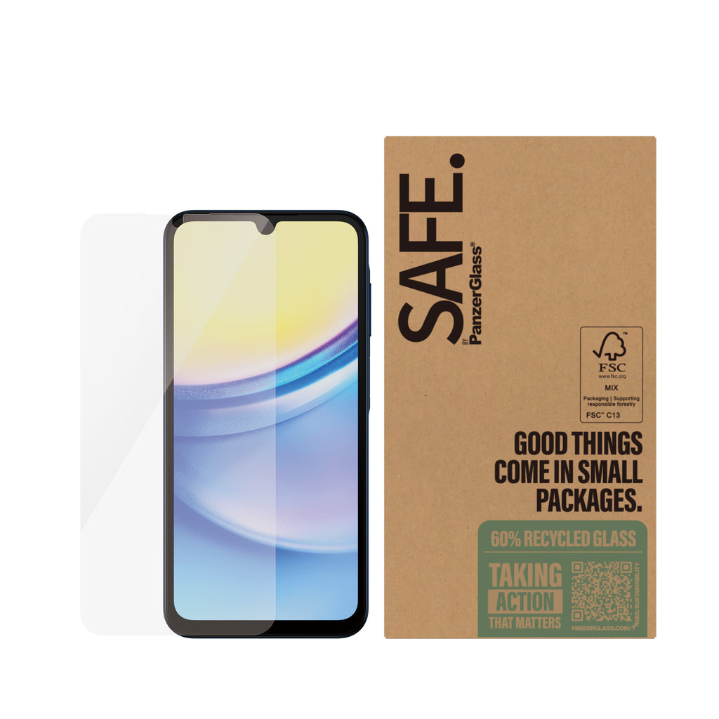 PanzerGlass PanzerGlass SAFE. by ® Screen Protector Samsung Galaxy A16 | A16 5G | Ultra-Wide Fit Protection d'écran transparent 1 pièce(s)